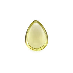 LEMON QUARTZ PEAR CAB 8X6MM 0.9Cts.