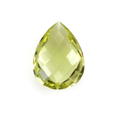 LEMON QUARTZ BRIOLETTE PEAR 16X12MM 6.63Cts.