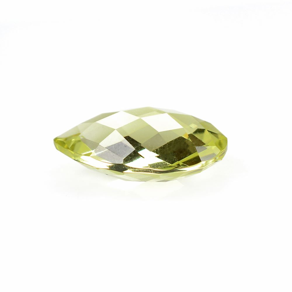 LEMON QUARTZ BRIOLETTE PEAR 16X12MM 6.63Cts.