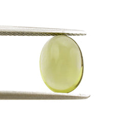 LEMON QUARTZ OVAL CAB 11X8MM 2.65Cts.