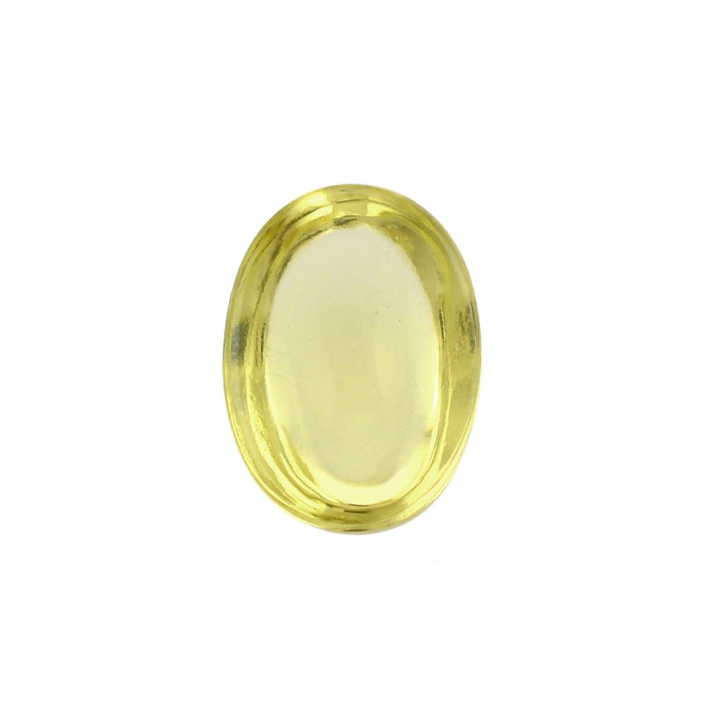 LEMON QUARTZ OVAL CAB 10X7MM 2.23Cts.