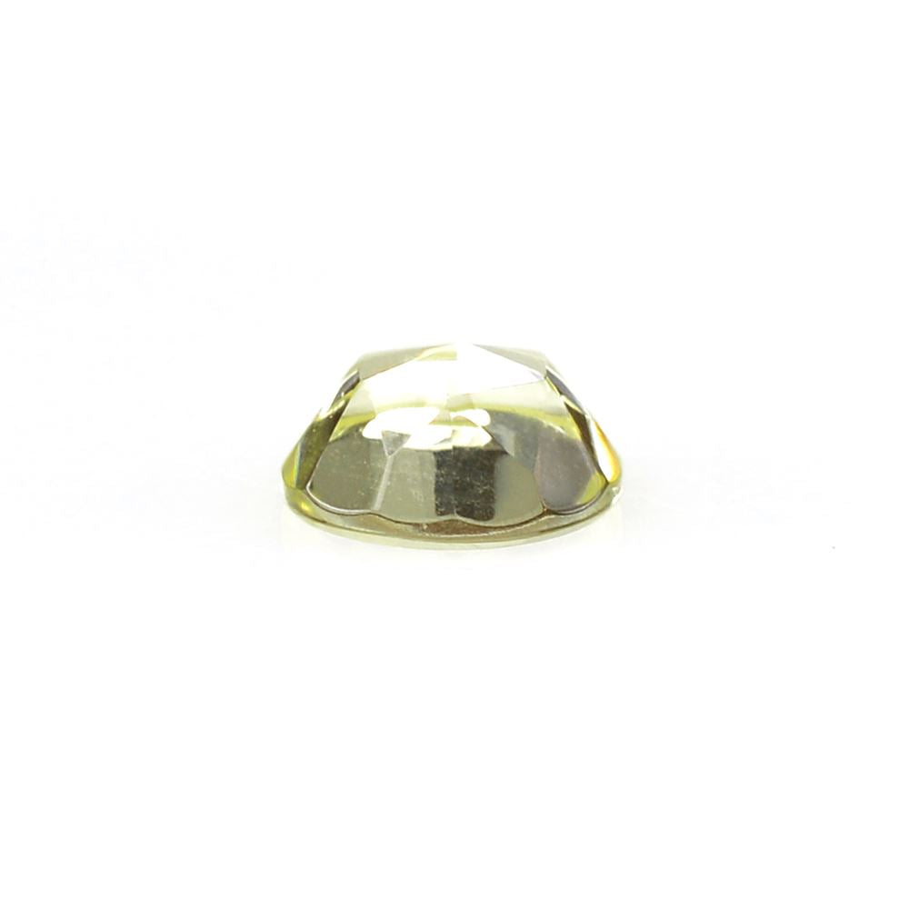 LEMON QUARTZ ROSE CUT ROUND CAB 4MM 0.25Cts.