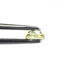 LEMON QUARTZ ROSE CUT ROUND CAB 4MM 0.25Cts.