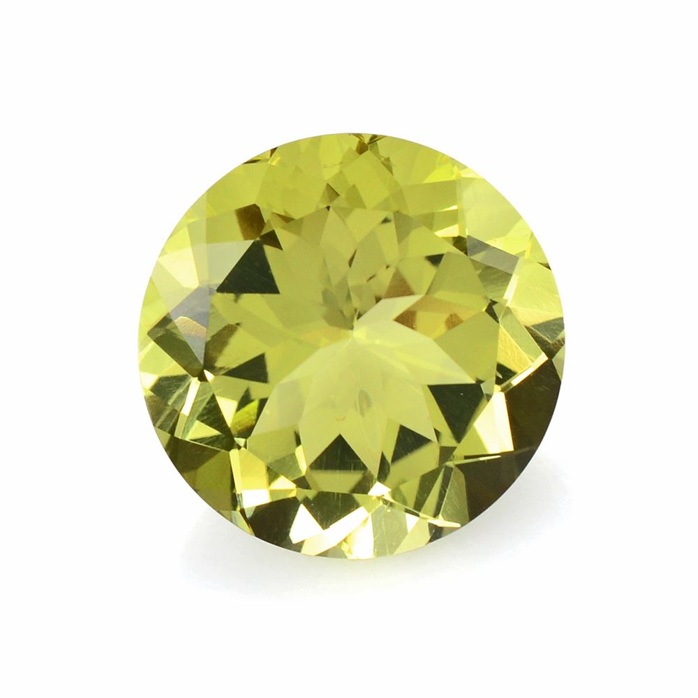 LEMON QUARTZ CUT ROUND (GREEN GOLD) 16.50MM 12.85Cts.