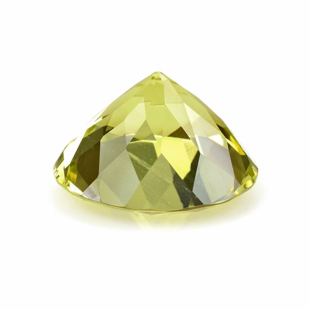 LEMON QUARTZ CUT ROUND (GREEN GOLD) 16.50MM 12.85Cts.