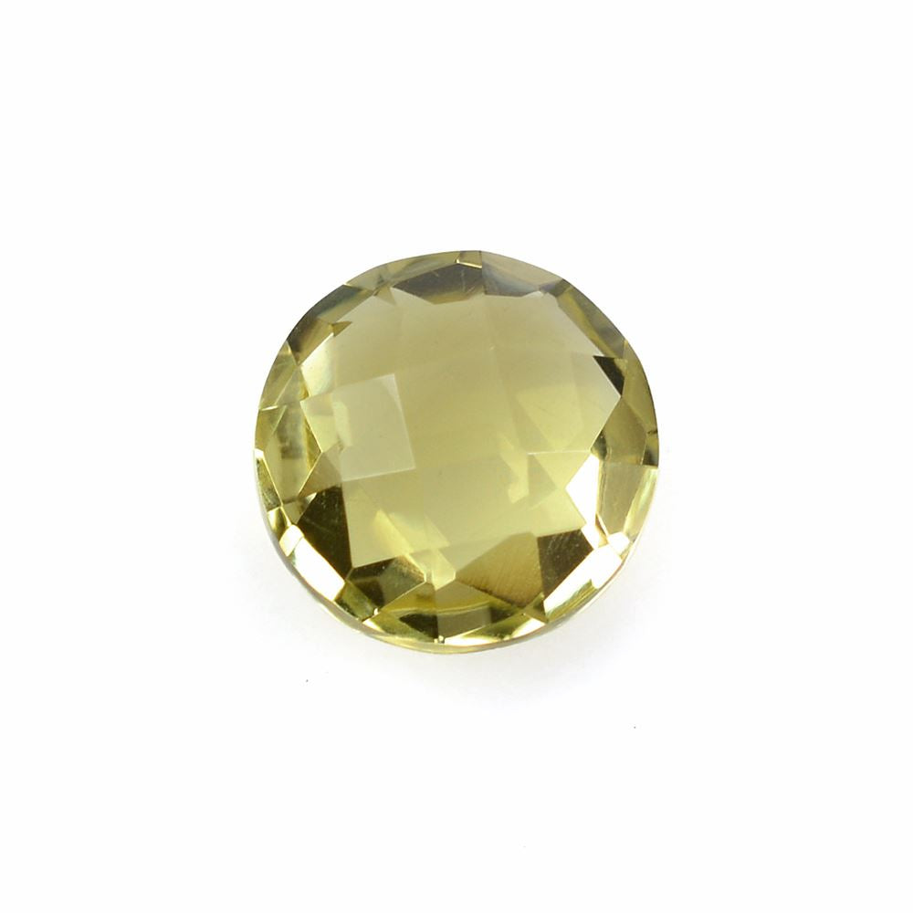 LEMON QUARTZ BRIOLETTE ROUND 11MM 4.65Cts.