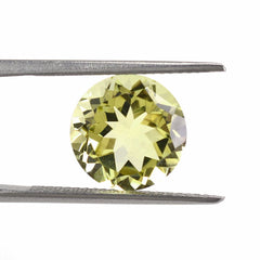 LEMON QUARTZ CUT ROUND 11MM 4.45Cts.
