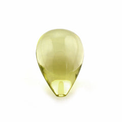 LEMON QUARTZ PLAIN DROPS (HALF DRILL) 17X12MM 15.65 Cts.