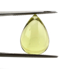 LEMON QUARTZ PLAIN DROPS (FULL DRILL) 17X12MM 15.20 Cts.