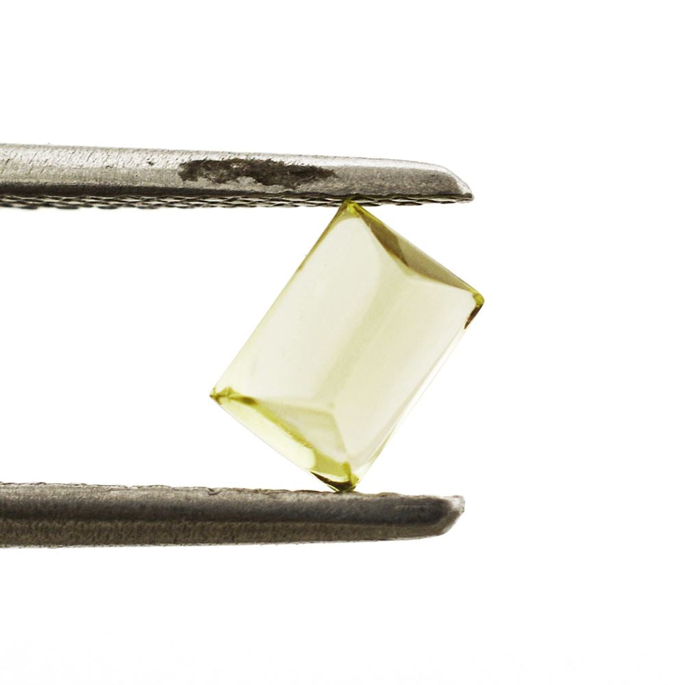 LEMON QUARTZ BUFFTOP BAGUETTE 5X3.50MM 0.35 Cts.