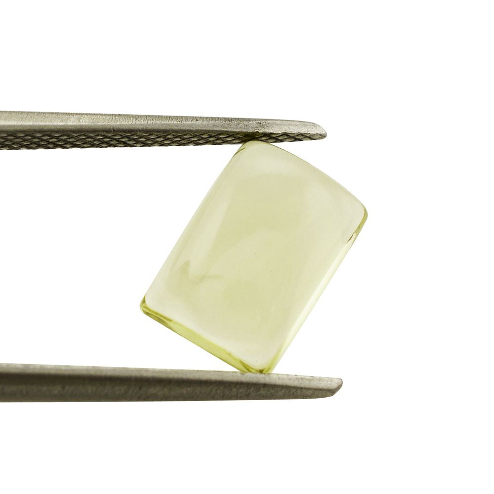 LEMON QUARTZ BAGUETTE CAB 10X7MM 2.80 Cts.