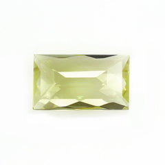LEMON QUARTZ CHECKER CUT BAGUETTE 12X7MM 2.95 Cts.
