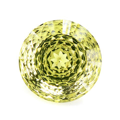 LEMON QUARTZ NIRVANA CUT ROUND 14MM 8.33 Cts.