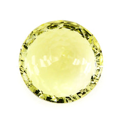 LEMON QUARTZ NIRVANA CUT ROUND 14MM 8.33 Cts.