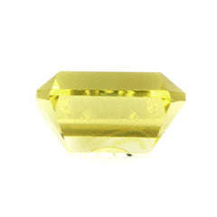 LEMON QUARTZ MIRROR CUT BUBBLY OCTAGON 12X10MM 6.53 Cts.