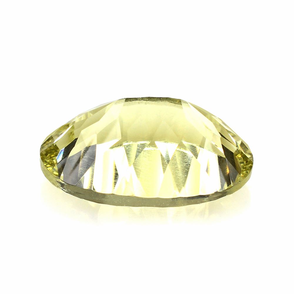 LEMON QUARTZ CONCAVE CUT OVAL 18X13MM 11.25 Cts.
