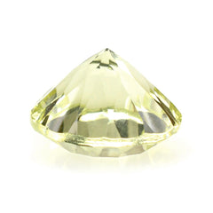 LEMON QUARTZ CONCAVE CUT ROUND 12MM 5.42 Cts.