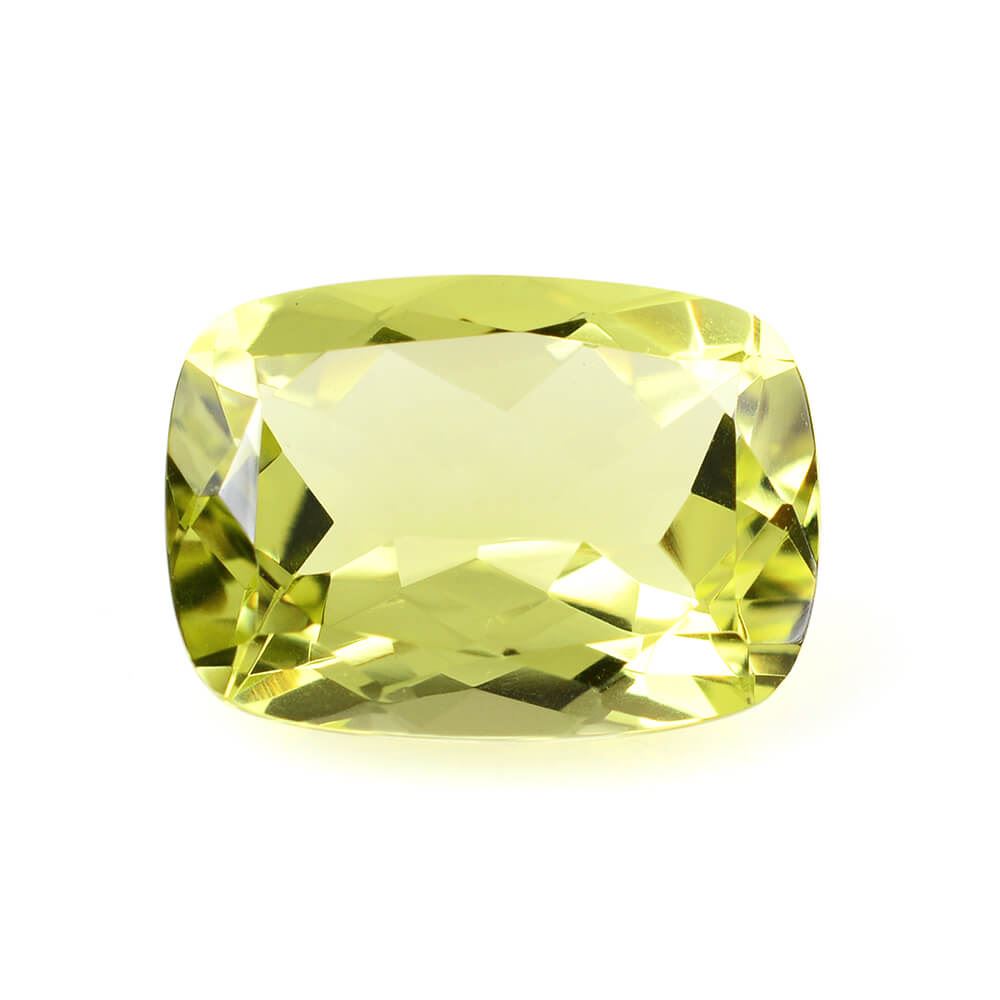 LEMON QUARTZ CUT CUSHION 14X10MM 6.26 Cts.