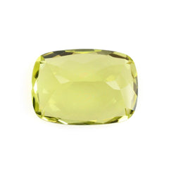 LEMON QUARTZ CUT CUSHION 14X10MM 6.26 Cts.