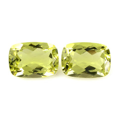 LEMON QUARTZ CUT CUSHION 14X10MM 6.26 Cts.