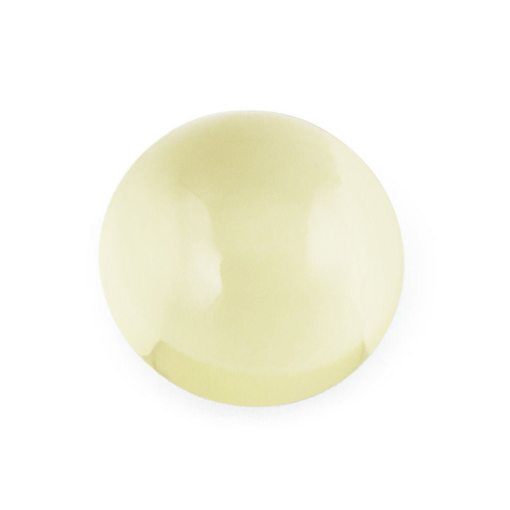 LEMON QUARTZ ROUND CAB 8MM 1.89 Cts.