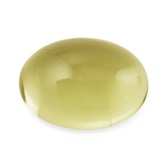 LEMON QUARTZ OVAL CAB 14X10MM 6.21 Cts.