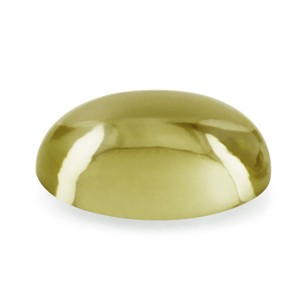LEMON QUARTZ OVAL CAB 14X10MM 6.21 Cts.