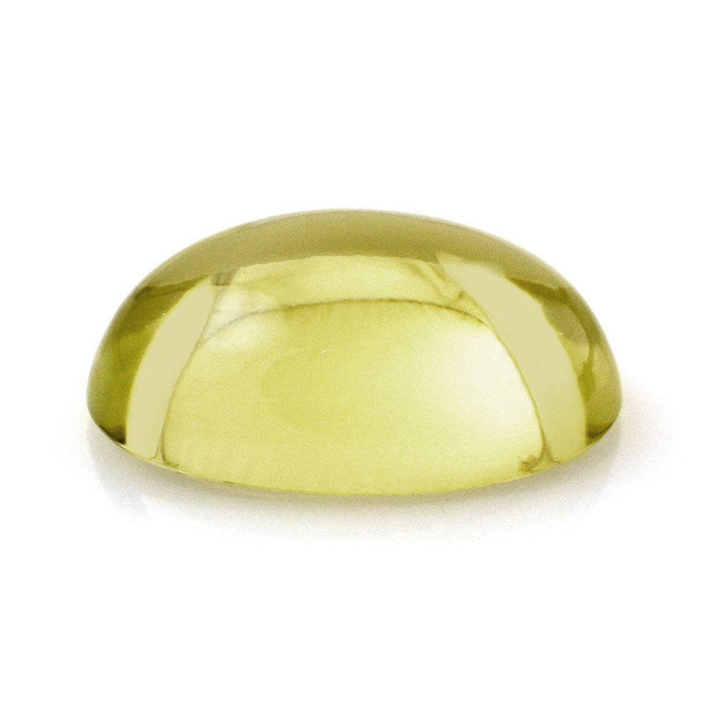 LEMON QUARTZ OVAL CAB 14X10MM 6.17 Cts.