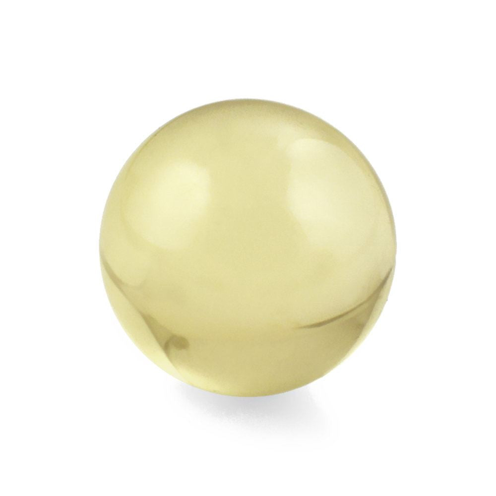 LEMON QUARTZ PLAIN BALLS 9MM 4.92 Cts.