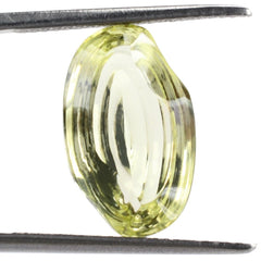 LEMON QUARTZ SWIRL CUT LEAF 16X10MM 6.01 Cts.