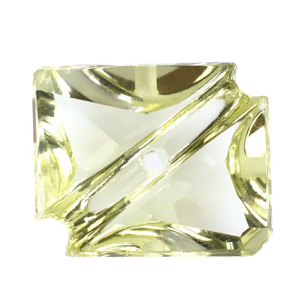 LEMON QUARTZ OCTAGON CABS WITH CARVED BELT (FULL DRILL) 12X10MM 4.20 Cts.