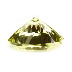 LEMON QUARTZ CONCAVE CUT ROUND 14MM 7.55 Cts.
