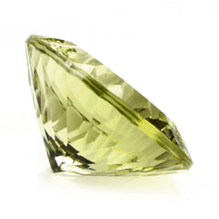 LEMON QUARTZ CONCAVE CUT ROUND 14MM 7.55 Cts.