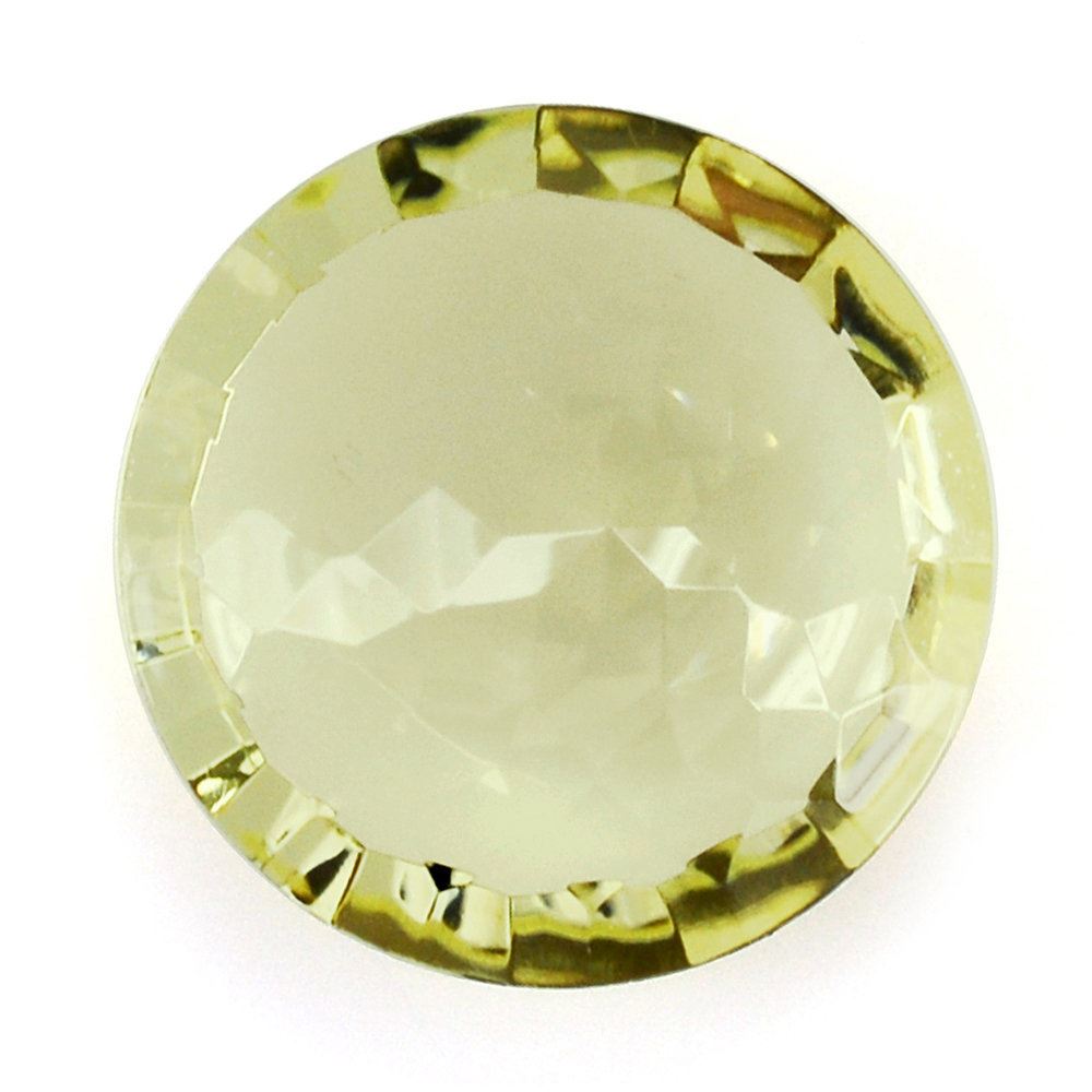 LEMON QUARTZ NIRVANA CUT ROUND 12MM 5.00 Cts.