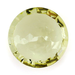 LEMON QUARTZ NIRVANA CUT ROUND 12MM 5.00 Cts.