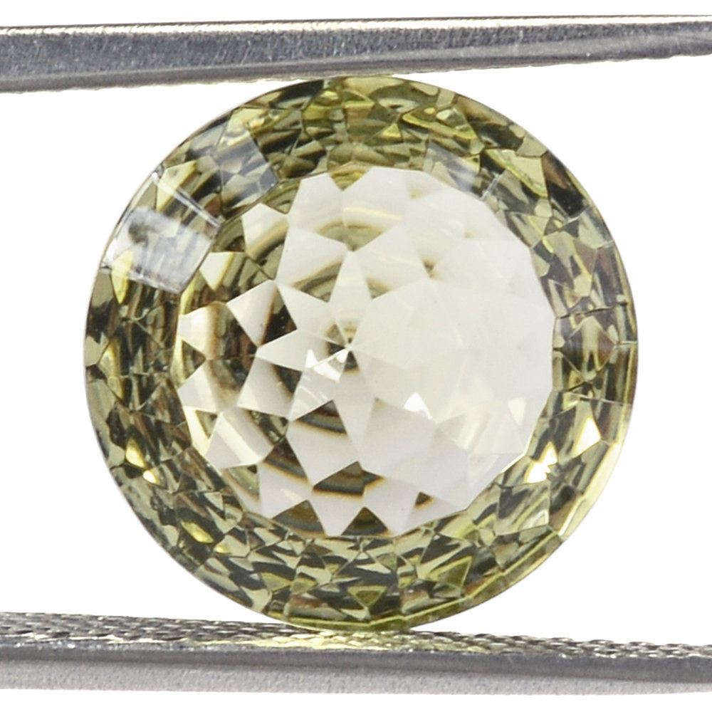 LEMON QUARTZ NIRVANA CUT ROUND 12MM 5.00 Cts.