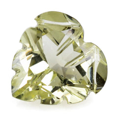 LEMON QUARTZ CARVED HEARTS 12MM 5.40 Cts.