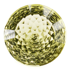 LEMON QUARTZ NIRVANA CUT ROUND 15MM 9.57 Cts.