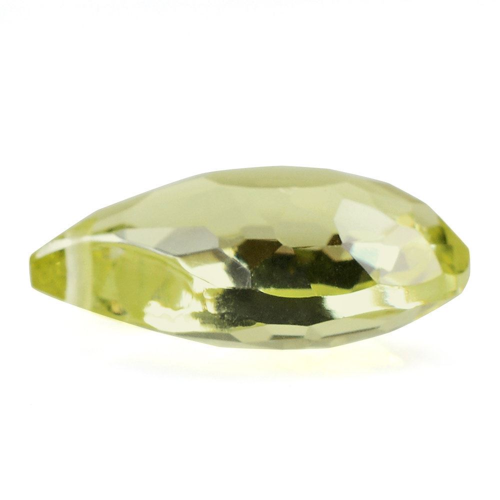 LEMON QUARTZ BOTH SIDE TABLE CUT MANGO SHAPE (FULL DRILL) 20X14MM 12.85 Cts.