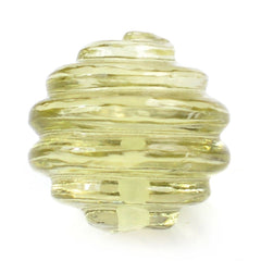 LEMON QUARTZ CONCAVE BALL (HALF DRILL) 12MM 10.08 Cts.