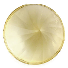 LEMON QUARTZ BUFFTOP ROUND WITH TWISTED CONCAVE 15MM 10.00 Cts.