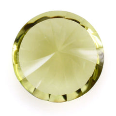 LEMON QUARTZ CHAKRA CUT ROUND 12MM 5.35 Cts.