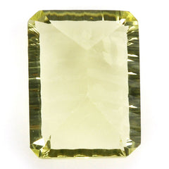 LEMON QUARTZ CONCAVE SPLENDOR CUT OCTAGON 16X12MM 9.99 Cts.