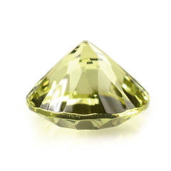 LEMON QUARTZ CONCAVE CUT ROUND 9MM 2.87 Cts.