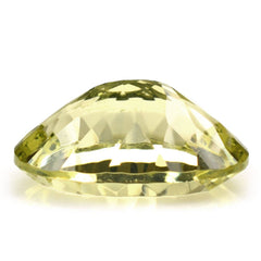 LEMON QUARTZ CONCAVE CUT OVAL 18X13MM 11.25 Cts.