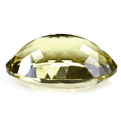 LEMON QUARTZ CUT OVAL (GREEN GOLD) 25X18MM 28.50 Cts.