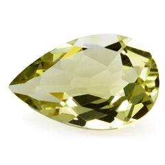 LEMON QUARTZ CUT PEAR (GREEN GOLD) 14X9MM 3.82 Cts.