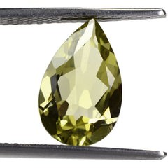 LEMON QUARTZ CUT PEAR (GREEN GOLD) 14X9MM 3.82 Cts.