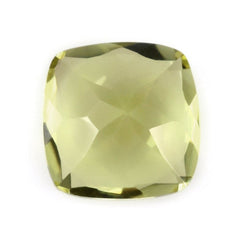 LEMON QUARTZ CUT CUSHION (GREEN GOLD) 8MM 2.03 Cts.