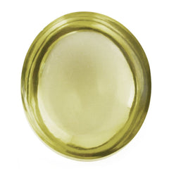LEMON QUARTZ OVAL CAB (GREEN GOLD) 15X13MM 10.60 Cts.